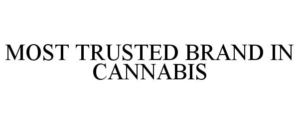  MOST TRUSTED BRAND IN CANNABIS