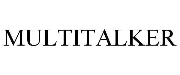 Trademark Logo MULTITALKER
