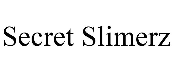 Trademark Logo SECRET SLIMERZ