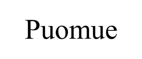 Trademark Logo PUOMUE