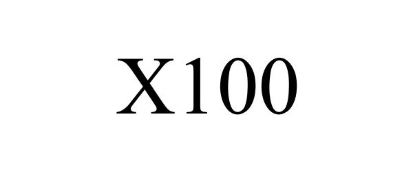 Trademark Logo X100