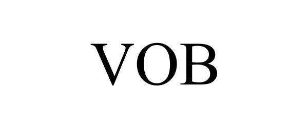 Trademark Logo VOB