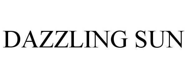 Trademark Logo DAZZLING SUN