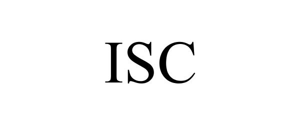 Trademark Logo ISC