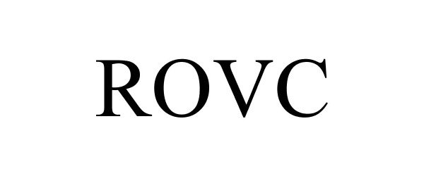Trademark Logo ROVC