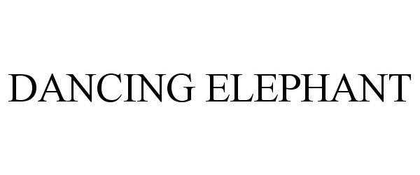 Trademark Logo DANCING ELEPHANT
