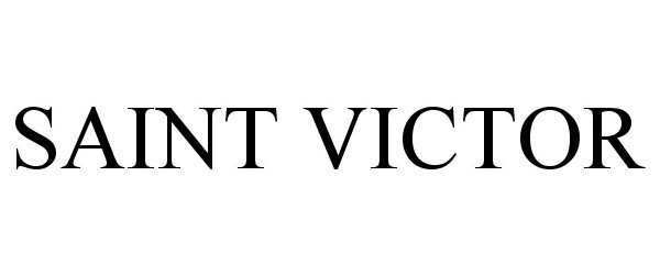Trademark Logo SAINT VICTOR