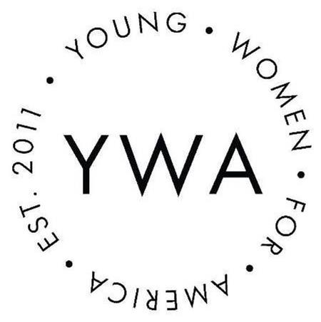 Trademark Logo YWA YOUNG WOMEN FOR AMERICA EST. 2011