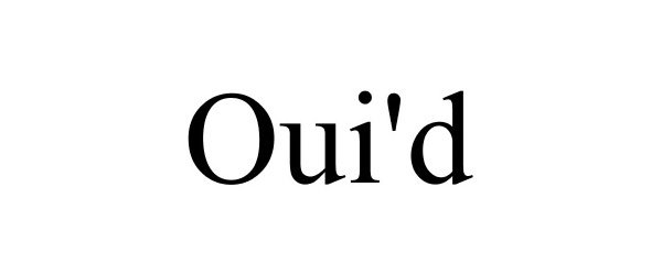 Trademark Logo OUI'D