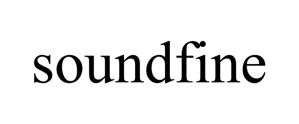 Trademark Logo SOUNDFINE