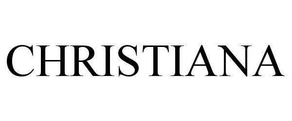 Trademark Logo CHRISTIANA