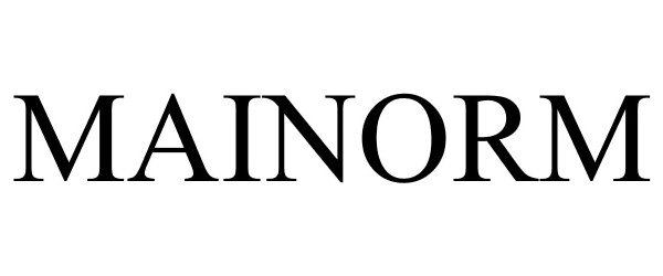 Trademark Logo MAINORM