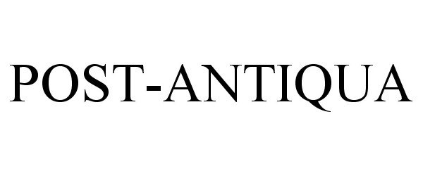 Trademark Logo POST-ANTIQUA
