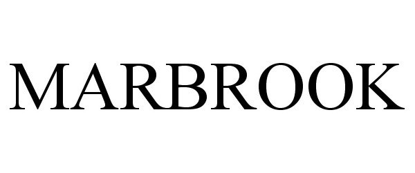 Trademark Logo MARBROOK