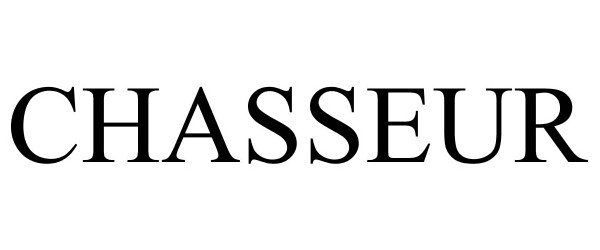 Trademark Logo CHASSEUR