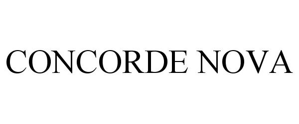 Trademark Logo CONCORDE NOVA