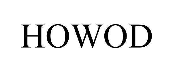 Trademark Logo HOWOD