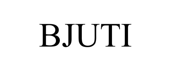 Trademark Logo BJUTI