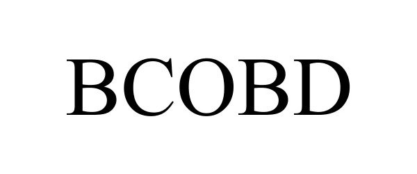 Trademark Logo BCOBD