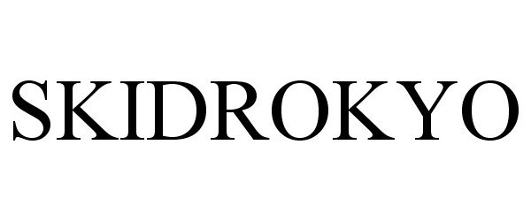 Trademark Logo SKIDROKYO