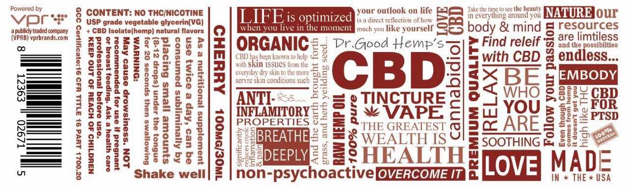 Trademark Logo DR GOOD HEMP CBD THE GREATEST WEALTH IS HEALTH LOVE CBD