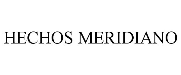  HECHOS MERIDIANO