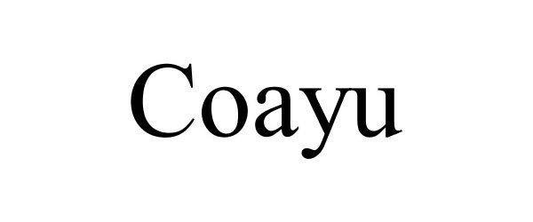 Trademark Logo COAYU