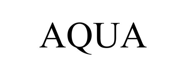 Trademark Logo AQUA