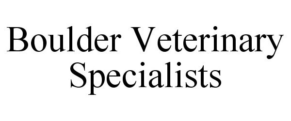  BOULDER VETERINARY SPECIALISTS