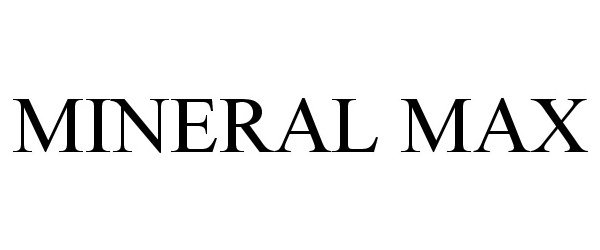 Trademark Logo MINERAL MAX