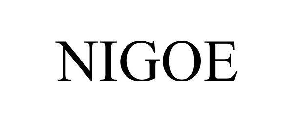 Trademark Logo NIGOE