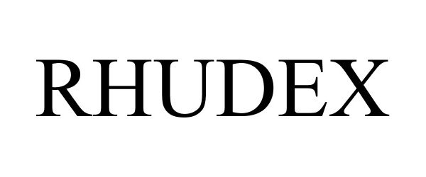Trademark Logo RHUDEX