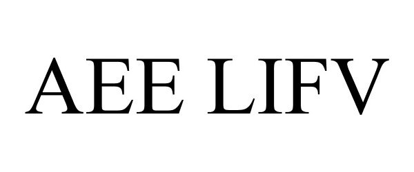 Trademark Logo AEE LIFV