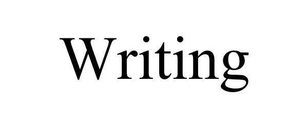 Trademark Logo WRITING