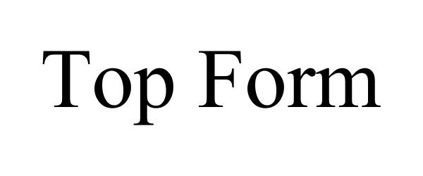 Trademark Logo TOP FORM