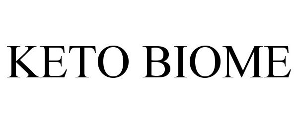 Trademark Logo KETO BIOME