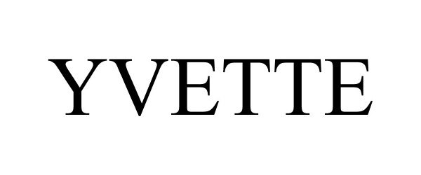 Trademark Logo YVETTE