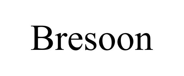Trademark Logo BRESOON