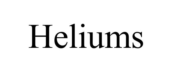 Trademark Logo HELIUMS