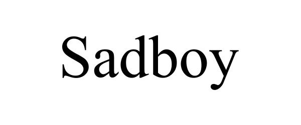 Trademark Logo SADBOY
