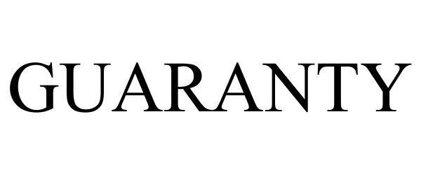 Trademark Logo GUARANTY