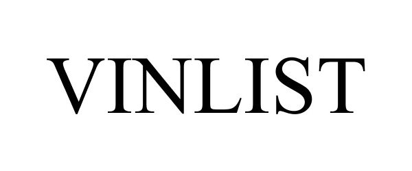 Trademark Logo VINLIST