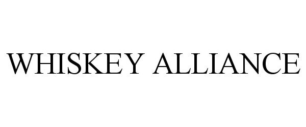 Trademark Logo WHISKEY ALLIANCE