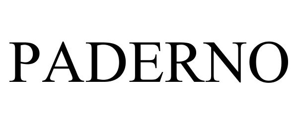 Trademark Logo PADERNO