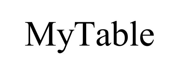 Trademark Logo MYTABLE