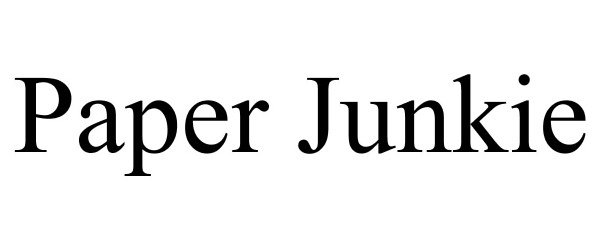 Trademark Logo PAPER JUNKIE