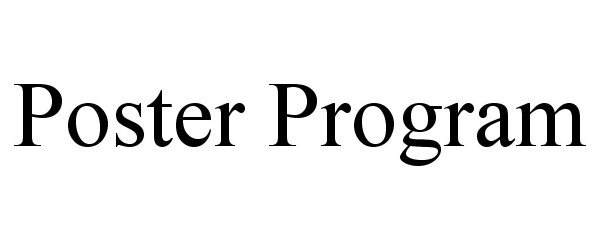 Trademark Logo POSTER PROGRAM