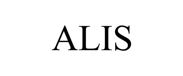 Trademark Logo ALIS