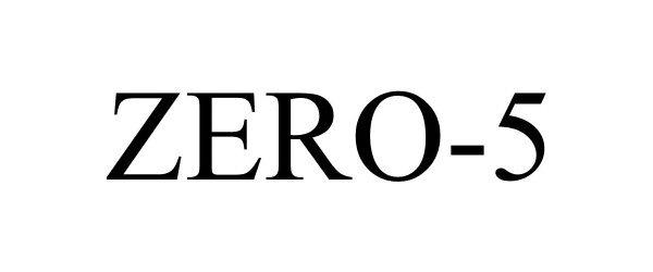 Trademark Logo ZERO-5