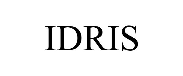 Trademark Logo IDRIS